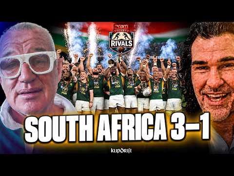 Springboks Celebrate  Series Victory in the USA —  the Game Victor said was just an Exhibition
